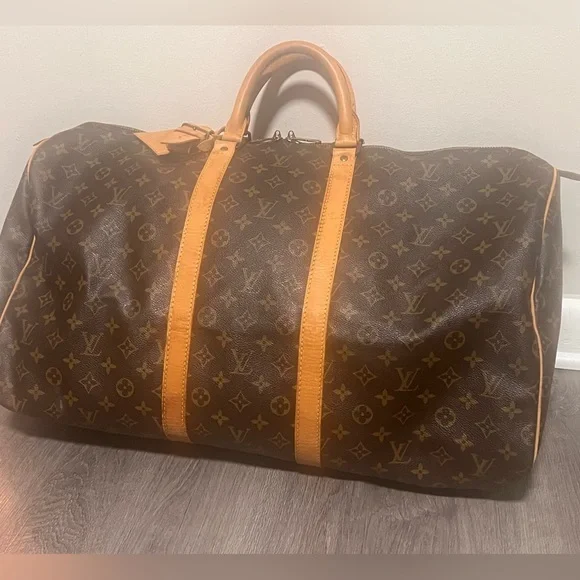 Authentic Louis Vuitton Keepall 55 Gorgeous Travel Bag Great Vintage Bag - Picture 1 of 16